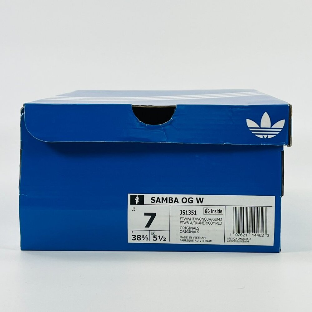 Adidas Women's Samba OG 'White Wonder Quartz Gum' JS1351 Multi Size - Picture 10 of 15